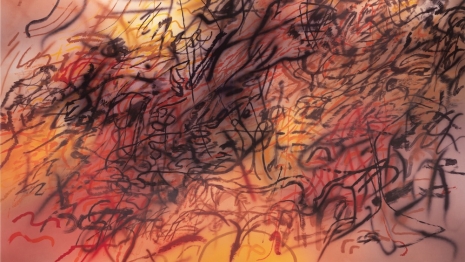 Julie Mehretu, First Seal (R 6:1), 2020 (detail), David Zwirner