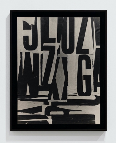 William Klein, Lettrist project for a mural, 1963-4 , The Mayor Gallery