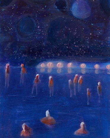 Katherine Bradford, Swimming in Moon Lake, 2026, David Zwirner