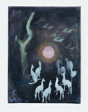 Elizabeth Magill, I never saw moons (after Hiroshige’s Foxfire’s), 2026, Kerlin Gallery