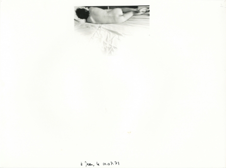 Alix Cléo Roubaud, à Jean, le 10.07.79, 1979 , Galerie Buchholz