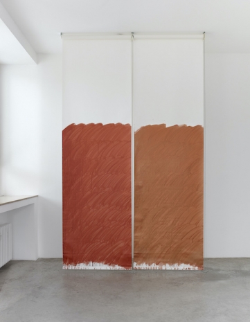 Stephen Prina, Blind No. 25, Fifteen-foot Ceiling or Lower - to Michael Asher [Iridescent Copper (Fine)/Iridescent Copper (Fine), Iridescent Copper (Fine), Iridescent Copper Light (Fine)], 2013 , Galerie Gisela Capitain