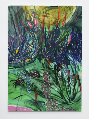 Jadé Fadojutimi, That day Iris whistled the name of the wind, 2026 , Galerie Gisela Capitain