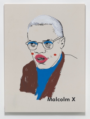 Glenn Ligon, Malcolm X (Version 1), 2000 , Hauser & Wirth