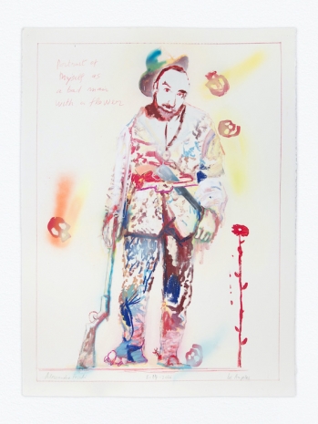 Alessandro Pessoli, NY Window (Portrait of myself as a bad man), 2026, Anton Kern Gallery