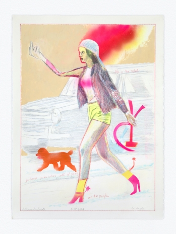 Alessandro Pessoli, NY Window (We the people), 2026, Anton Kern Gallery