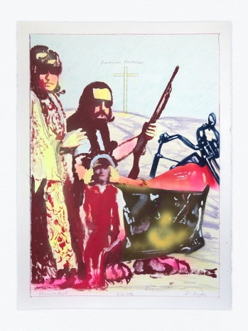 Alessandro Pessoli, NY Window (American fantasies), 2026, Anton Kern Gallery