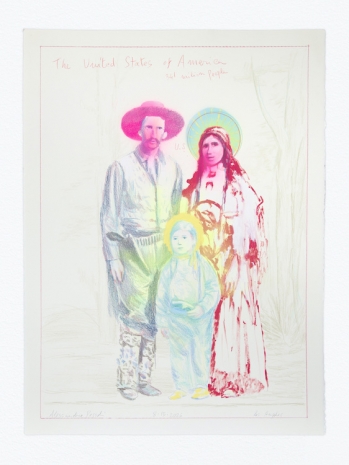 Alessandro Pessoli, NY Window (The United States of America), 2026, Anton Kern Gallery