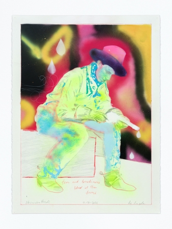 Alessandro Pessoli, NY Window (Fear and loneliness), 2026, Anton Kern Gallery