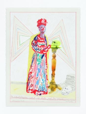 Alessandro Pessoli, NY Window (The sick philosophers reflect), 2026, Anton Kern Gallery