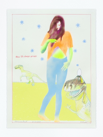 Alessandro Pessoli, NY Window (New life always arrives), 2026, Anton Kern Gallery
