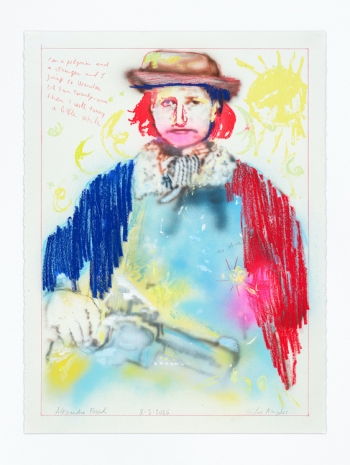 Alessandro Pessoli, NY Window (Pilgrim and stranger), 2026, Anton Kern Gallery
