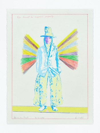 Alessandro Pessoli, NY Window (Life cannot be anyone's property), 2026, Anton Kern Gallery