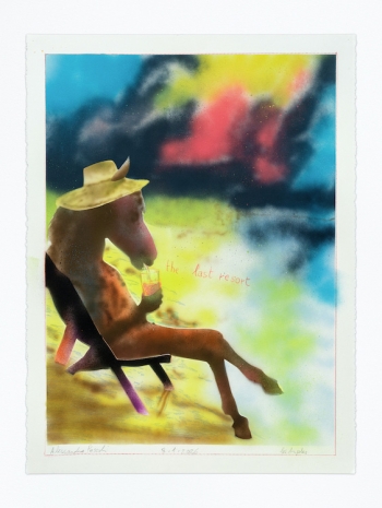 Alessandro Pessoli, NY Window (The last resort), 2026, Anton Kern Gallery
