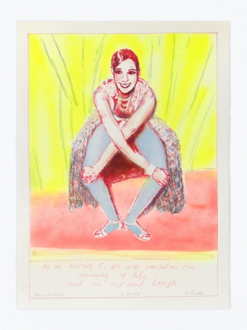 Alessandro Pessoli, NY Window (we cry and laugh), 2026, Anton Kern Gallery