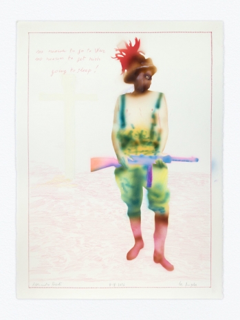 Alessandro Pessoli, NY Window (Going to sleep!), 2026, Anton Kern Gallery