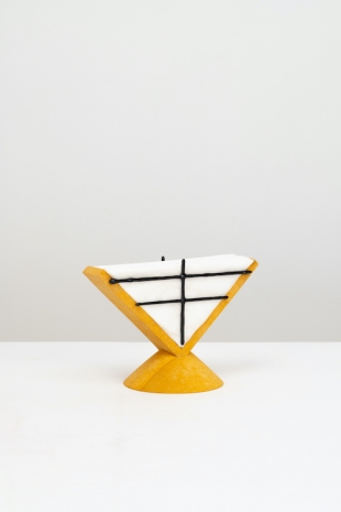 Matthew Ronay, Napkin Holder Yellow Speckled, 2026 , Casey Kaplan