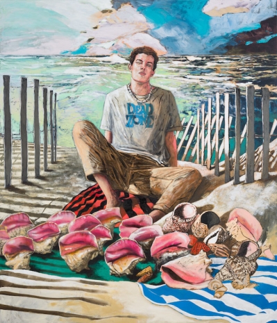 Hernan Bas, He sells sea shells by the sea shore, 2026 , Victoria Miro