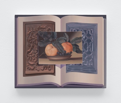 Olivia Jia, Night reading (Yu Yuan door panel carving, Peale's apples, moon through a garden window), 2026 , The Approach