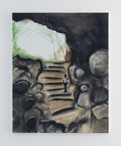 Matthew Krishanu, Cave Steps (Boy), 2026 , Galerie Nordenhake