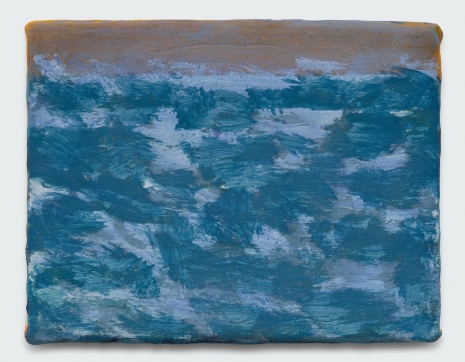 Christine Safa, La mer, parfois (bleu azurite), 2026 , Bortolami Gallery