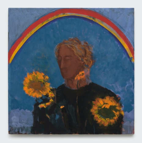 Christine Safa, Nathan aux tournesols (après la pluie), 2026 , Bortolami Gallery