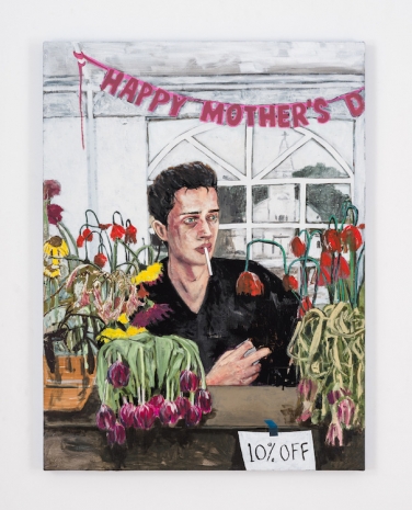 Hernan Bas, The prodigal son (farmers market, 3:30 pm), 2026 , Perrotin