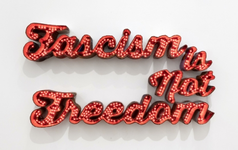 Andrea Bowers, Fascism is Not Freedom, 2026 , Andrew Kreps Gallery