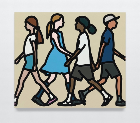 Julian Opie , Year 4 A. (Third Grade A), 2025 , Lisson Gallery