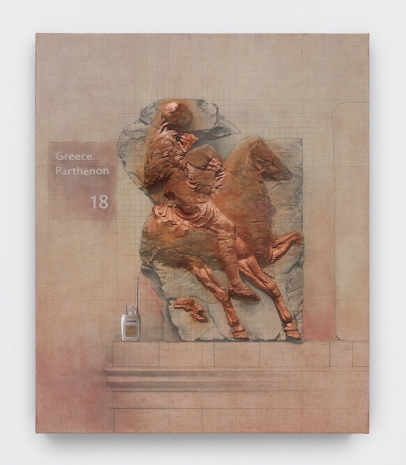 Esteban Jefferson, South Frieze Marble Relief (Parthenon) / Hanwell RL4000 Temperature Monitor, 2026 , Herald St