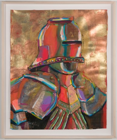 Karen Heagle, Self-portrait in armor, 2011, I-20 Gallery (closed)
