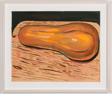 Karen Heagle, Butternut squash on a wooden cutting board, 2011, I-20 Gallery (closed)