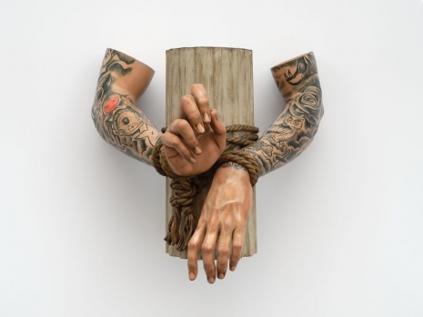 Paul Pfeiffer, Justin Bieber Cristo a la columna (Seville), 2026 , Perrotin