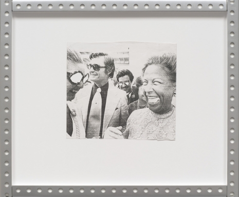 Cady Noland, Untitled Xerox Cut-Out (Martha Mitchell), 1989–94 , Gagosian
