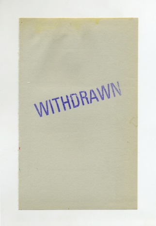 Kevin Hutcheson, Withdrawn, 2010, Patricia Fleming Gallery