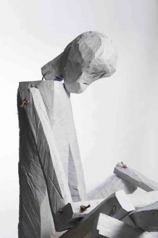 Georg Baselitz, Strawinsky (Stravinsky), 2026 (detail), Gagosian