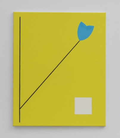 Jan Roeland, Composition with Flower and Square, 2013-2014 , Slewe Gallery