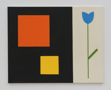 Jan Roeland, Composition with Flower and Squares, 2013-2014 , Slewe Gallery
