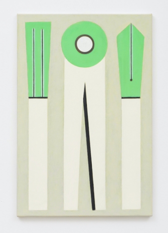 Jan Roeland, Paintbrush, pair of compasses, pen, 2012 , Slewe Gallery