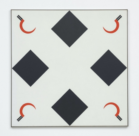 Jan Roeland, Composition with Four Sickles and Diamonds, 1978 , Slewe Gallery