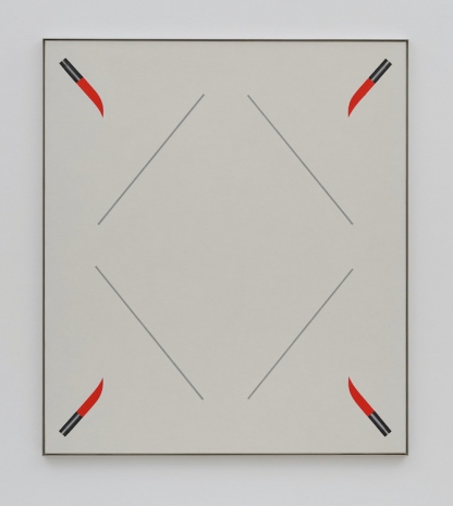 Jan Roeland, Composition with Four Knives, 1978, Slewe Gallery