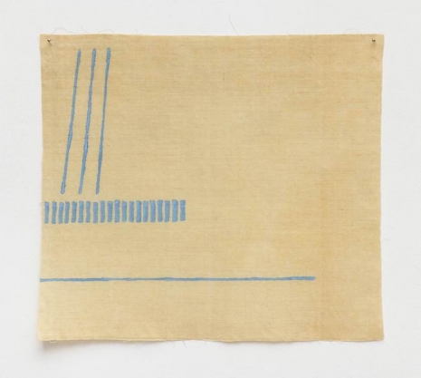 Giorgio Griffa, Tre segni, 1979 , MASSIMODECARLO