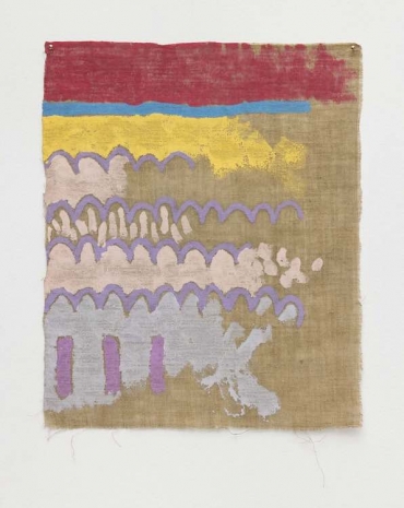 Giorgio Griffa, Campo rosso, 1986 , MASSIMODECARLO