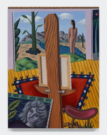 Jonathan Gardner, Easel in the Studio, 2026 , MASSIMODECARLO