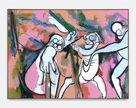 Daniel Richter, Debattenfreunde, 2025 , Regen Projects