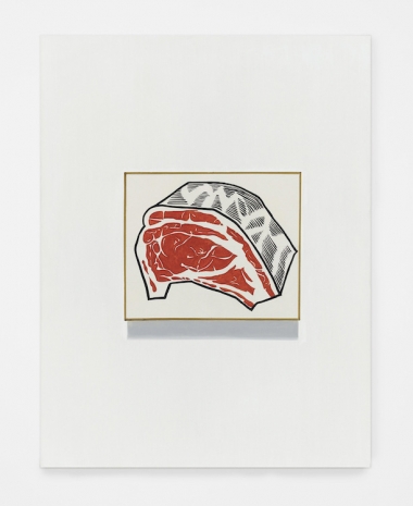 Wilhelm Sasnal , Meatloaf after R Lichtenstein (Lichtenstein Meat), 2016 , Anton Kern Gallery