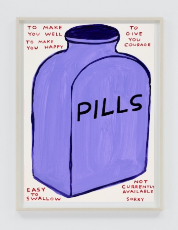 David Shrigley , Untitled (Pills), 2026 , Anton Kern Gallery