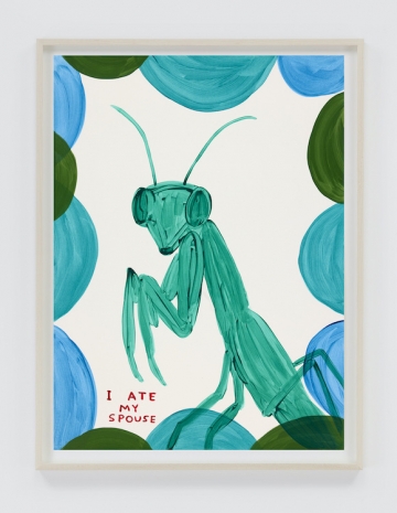 David Shrigley , Untitled (I Ate My Spouse), 2026 , Anton Kern Gallery