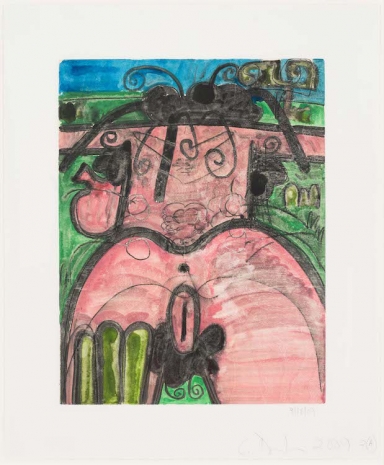 Carroll Dunham , Untitled (9/18/09), 2009, Tim Van Laere Gallery
