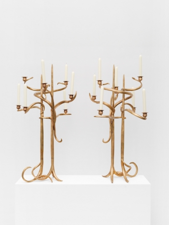 Claude Lalanne, Pair of candelabras with seven lights, 2017 , Galerie Mitterrand